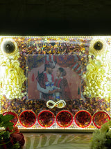 14-Inches LED Wooden Frame | Kaleera & Flowers Preservation