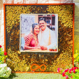 Resin Varmala Preservation Photo Frame (18 by 18 Inches)