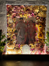 Custom Varmala Preservation Resin Frame | Wedding Card Preservation in Resin