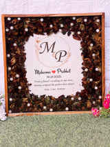 Resin Wedding Flower Memory Frame (14-Inches)