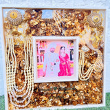 Dual Varmala Frame with Kaleera, Kantha and Kalangi, 12 or 16 Inch