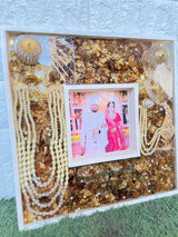 Dual Varmala Frame with Kaleera, Kantha and Kalangi, 12 or 16 Inch