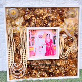 Dual Varmala Frame with Kaleera, Kantha and Kalangi, 12 or 16 Inch