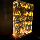 Resin 12 inch block with Couple #tag & LED lamp stand with Varmala Preservation
