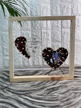 Unique Dual Hanging Heart Varmala Preservation Lamp