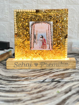 Unique Mogra Varmala Preservation Frame with LED Option