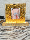 Unique mogra varmala preservation frame with lamp option