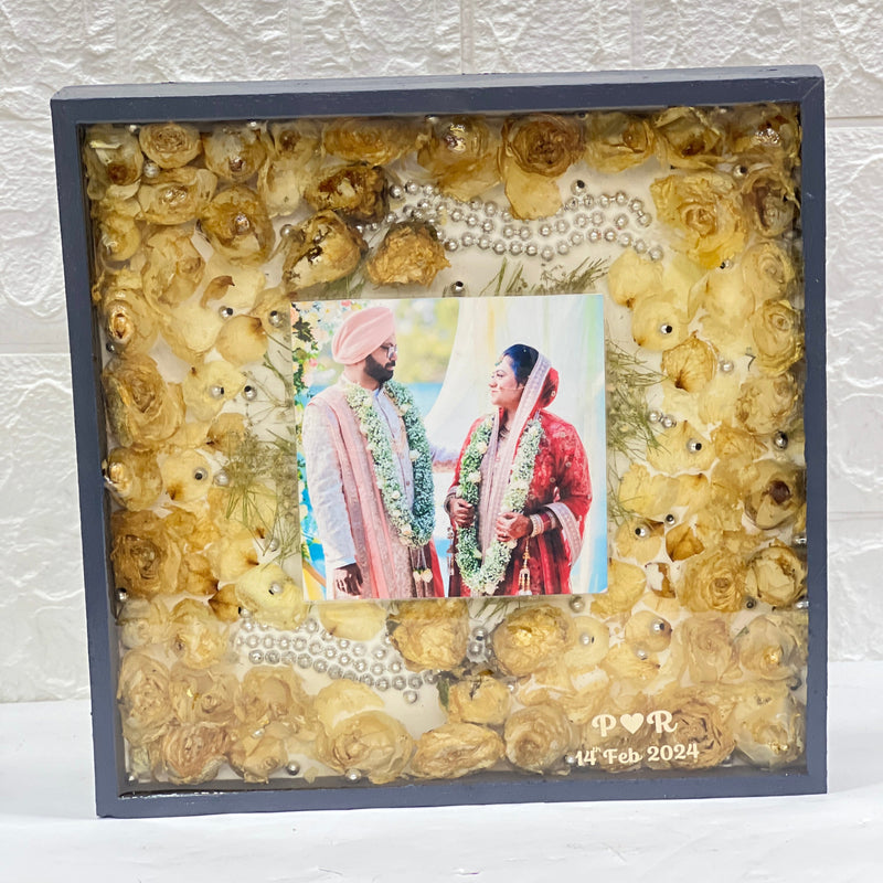Premium Varmala Preservation Resin Wall Photo Frame