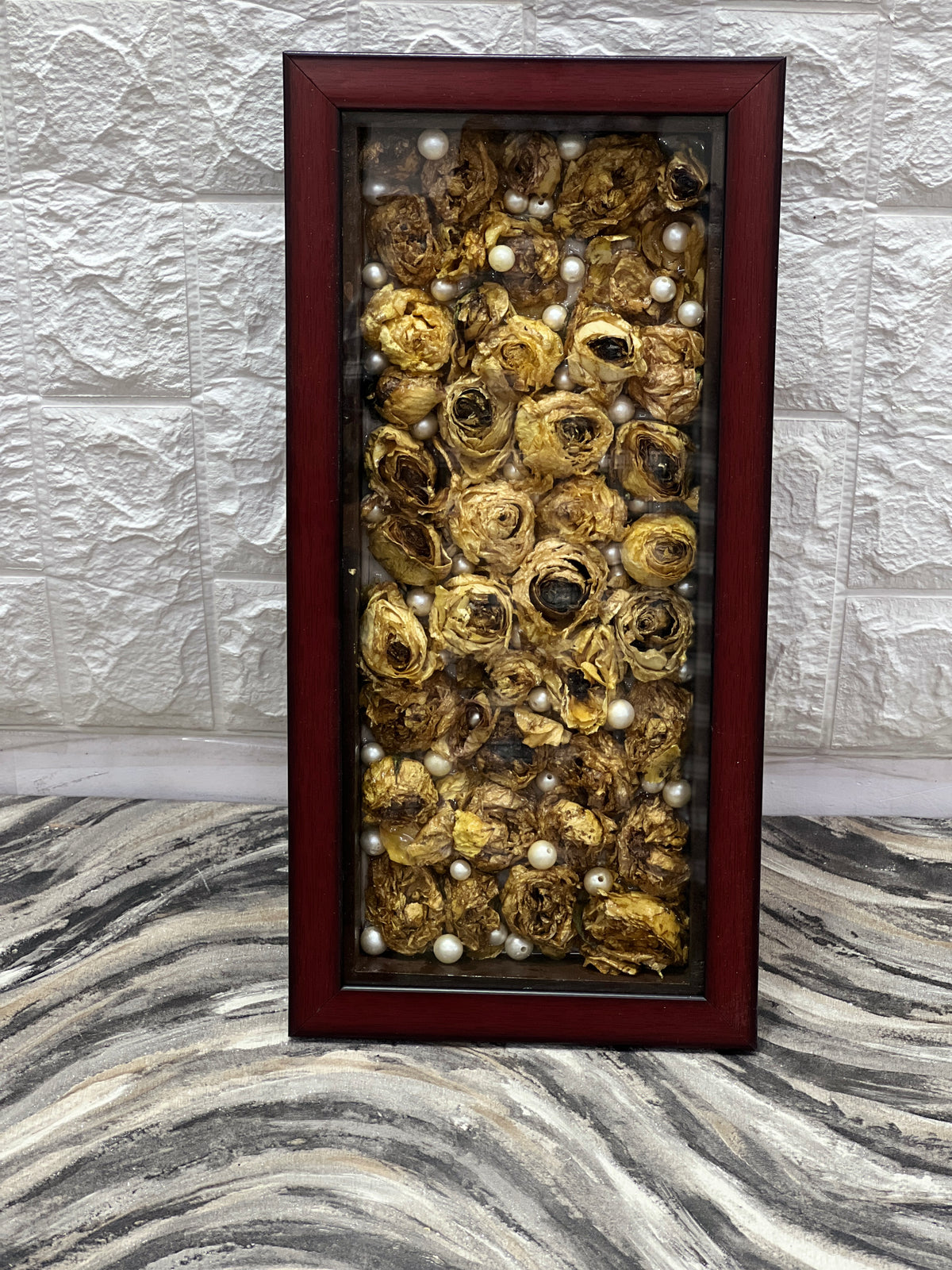 Resin Dry Varmala Flower Preservation Frame