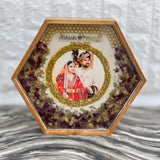 Customized Hexagonal Varmala Preservation LED Lamp