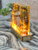 Wedding Flower Resin Preservation LED Frame for Forever Memories