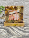 Best selling Varmala Preservation Block lamp with kalira and photo / wedding gift/anniversary gift