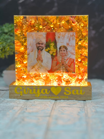 Varmala Preservation Lamp | Resin Photo Frame