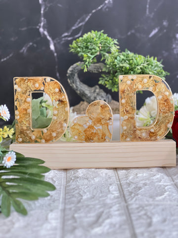 Name Initials Varmala Preservation Resin LED Lamp