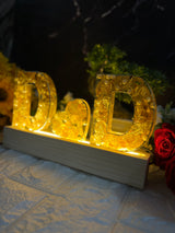 Name Initials Varmala Preservation Resin LED Lamp