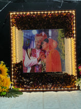 Resin Preserved Photo Frame | Teakwood Varmala Preservation Frame