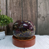 Resin Flower Preservation LED Lamp For Wedding Gift