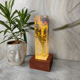 Customized Resin Flower Preservation Lamp