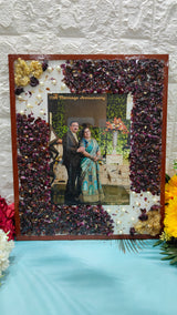 Rectangle Varmala Preserved Photo Frame for Newlyweds