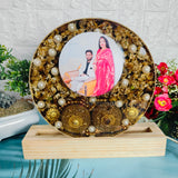 8-Inches Deep-Casting Resin LED Block with Kaleera Preservation