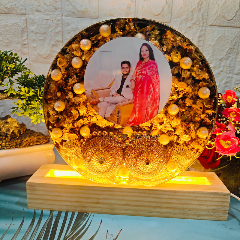 8-Inches Deep-Casting Resin LED Block with Kaleera Preservation