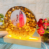 8-Inches Deep-Casting Resin LED Block with Kaleera Preservation