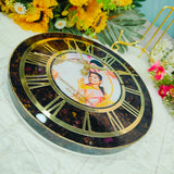 Premium varmala preservation clock/ flower preservation wall clock