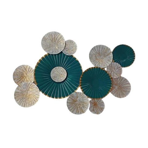 Large Metal 3D Plates Wall Art for Home Decor