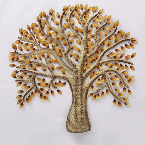 Handcrafted Butterfly Tree Metal Wall Art LED Lights (36×40 Inches)