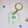 P Letter Resin keychains Handmade for Travelers Online
