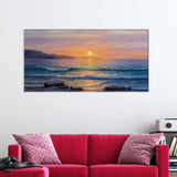 Ocean Sunset Canvas Wall Painting