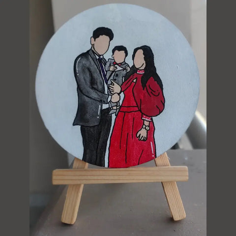Custom Family Portrait Acrylic Wall Art