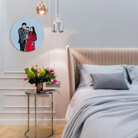 Custom Family Portrait Acrylic Wall Art
