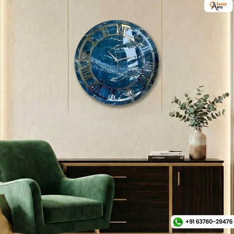 Premium Epoxy Resin Wall Clock For Home