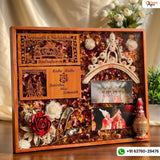 Resin 15 by 18 inch frame with Couple Card & Photo & other Stuff Varmala Preservation