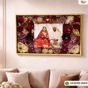 Resin Box Flower preservation With Photo - 9 * 12 inch