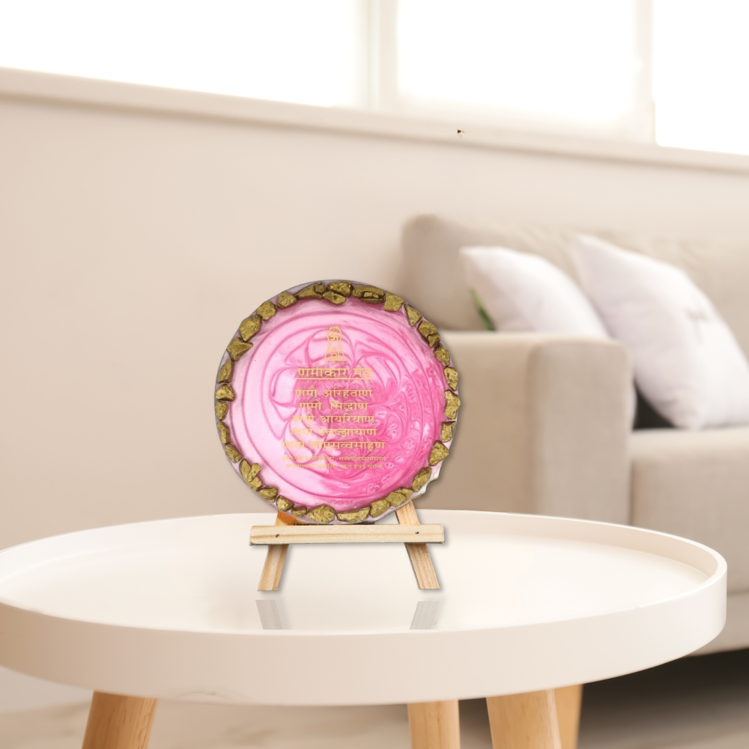 buy-Navkar-mantra-frame-glossy-Pink-online