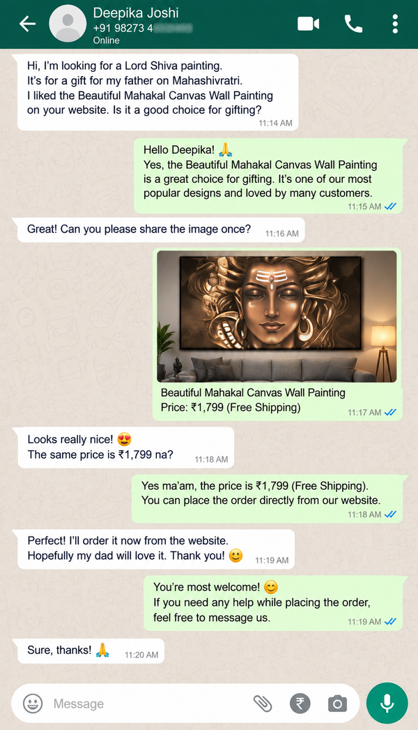 Customer review screenshot