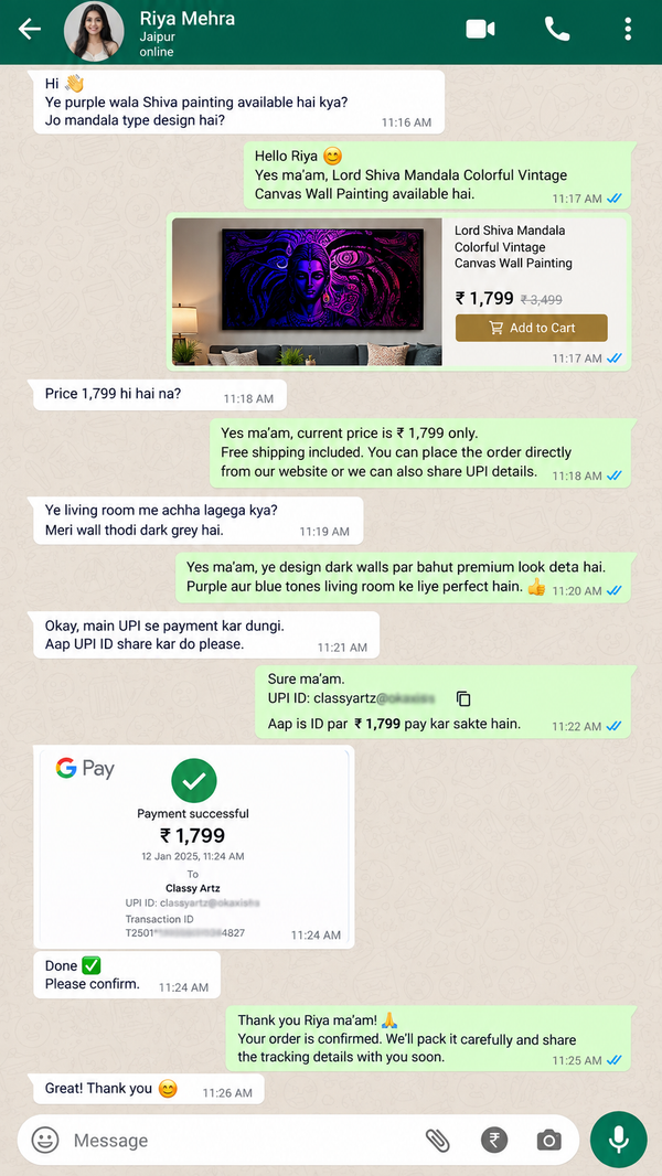 WhatsApp Customer Review 14