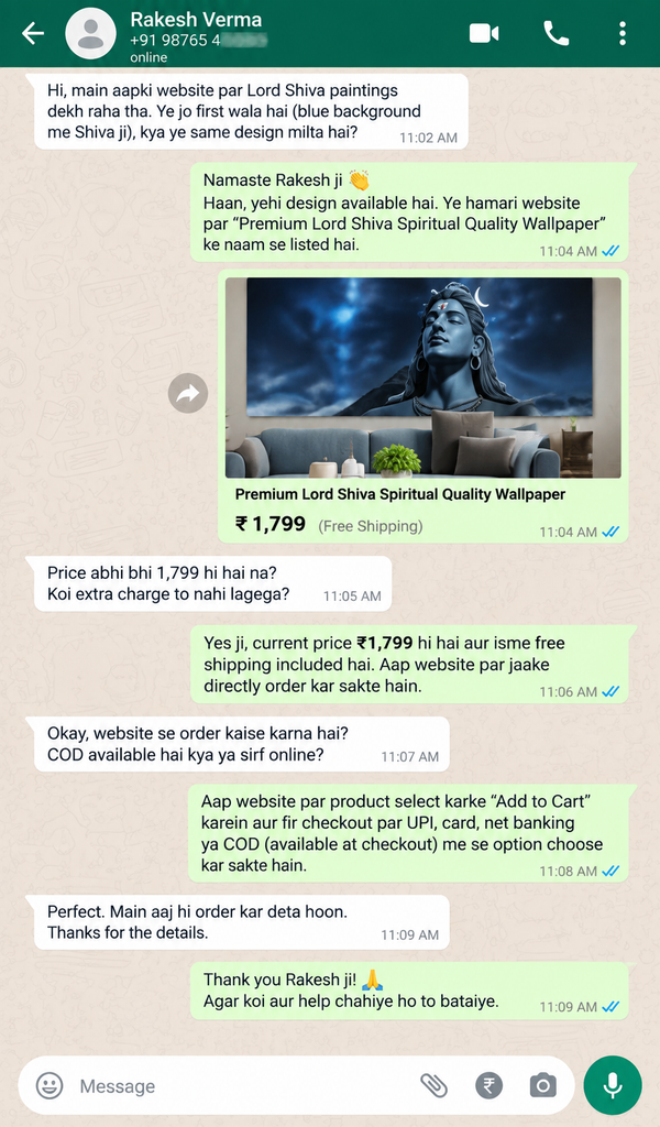 WhatsApp Customer Review 11