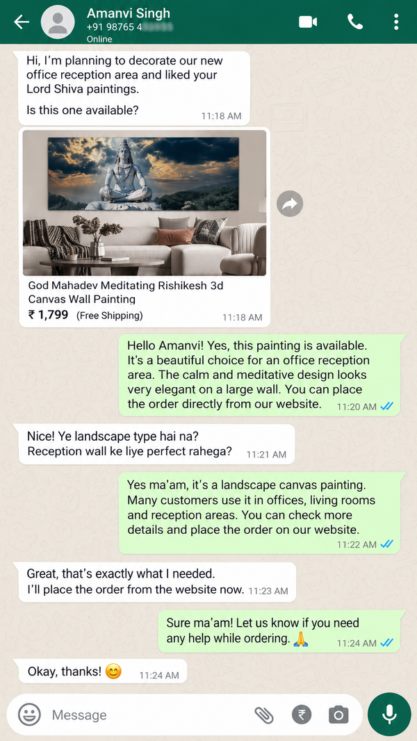 WhatsApp Customer Review 11