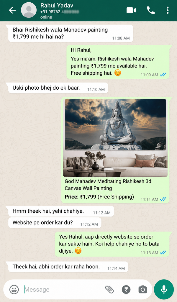 WhatsApp Customer Review 11
