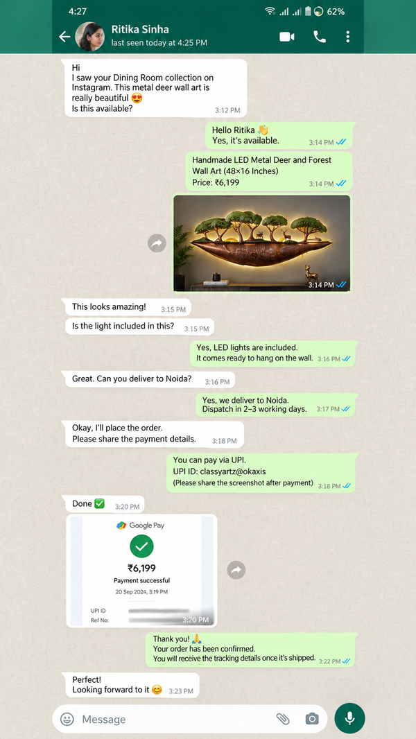 WhatsApp Customer Review 10
