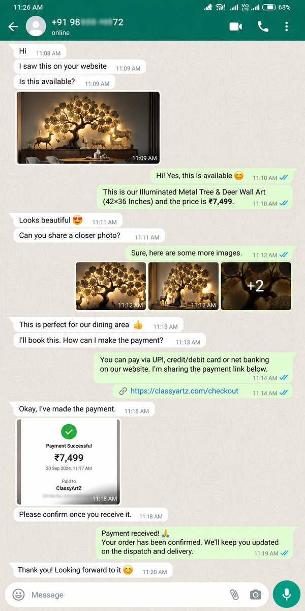 WhatsApp Customer Review 15