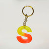 Shop Customized Multicolor Resin Keychains with alphabet S for Girl Purse Handbags
