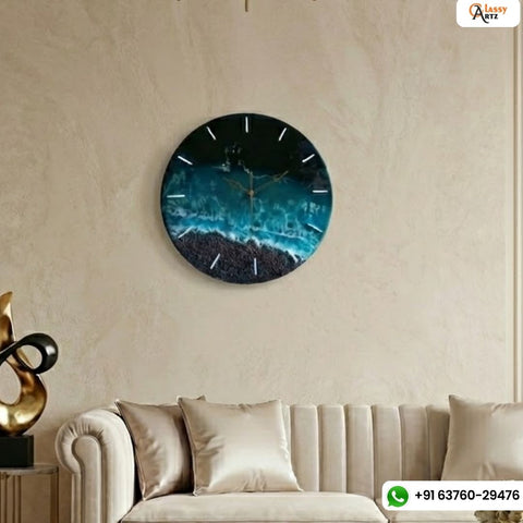 Unique Resin Wall Clock For Various Events