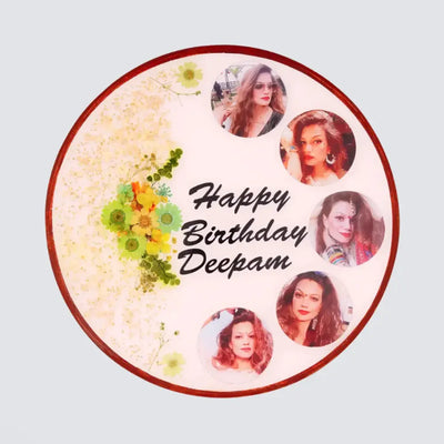 Unique Personalized Resin Birthday Photo Frame