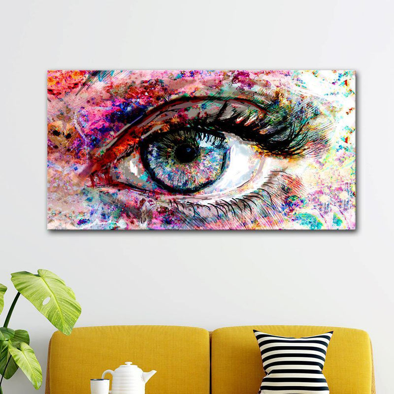 Abstract Eye Canvas Wall Painting