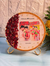 Bespoke Resin Varmala Frame With Couple Photo