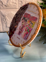 Bespoke Resin Varmala Frame With Couple Photo